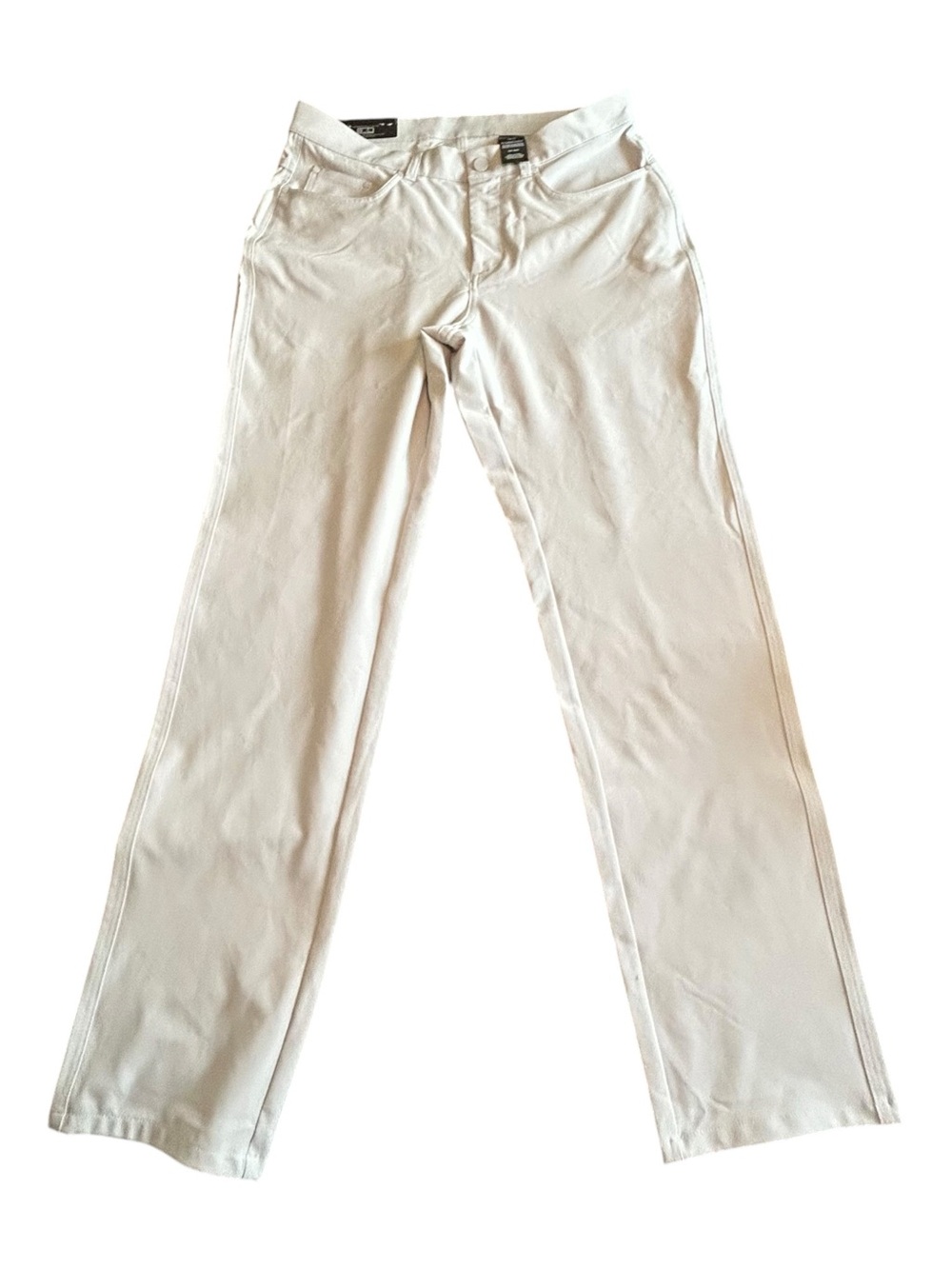 Greg Norman Collection Off-White Straight-Leg Chinos